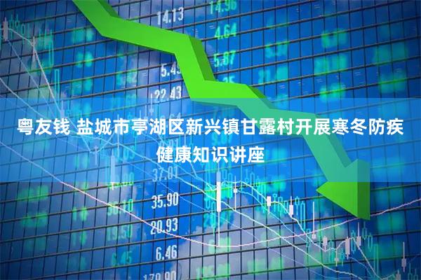 粤友钱 盐城市亭湖区新兴镇甘露村开展寒冬防疾健康知识讲座